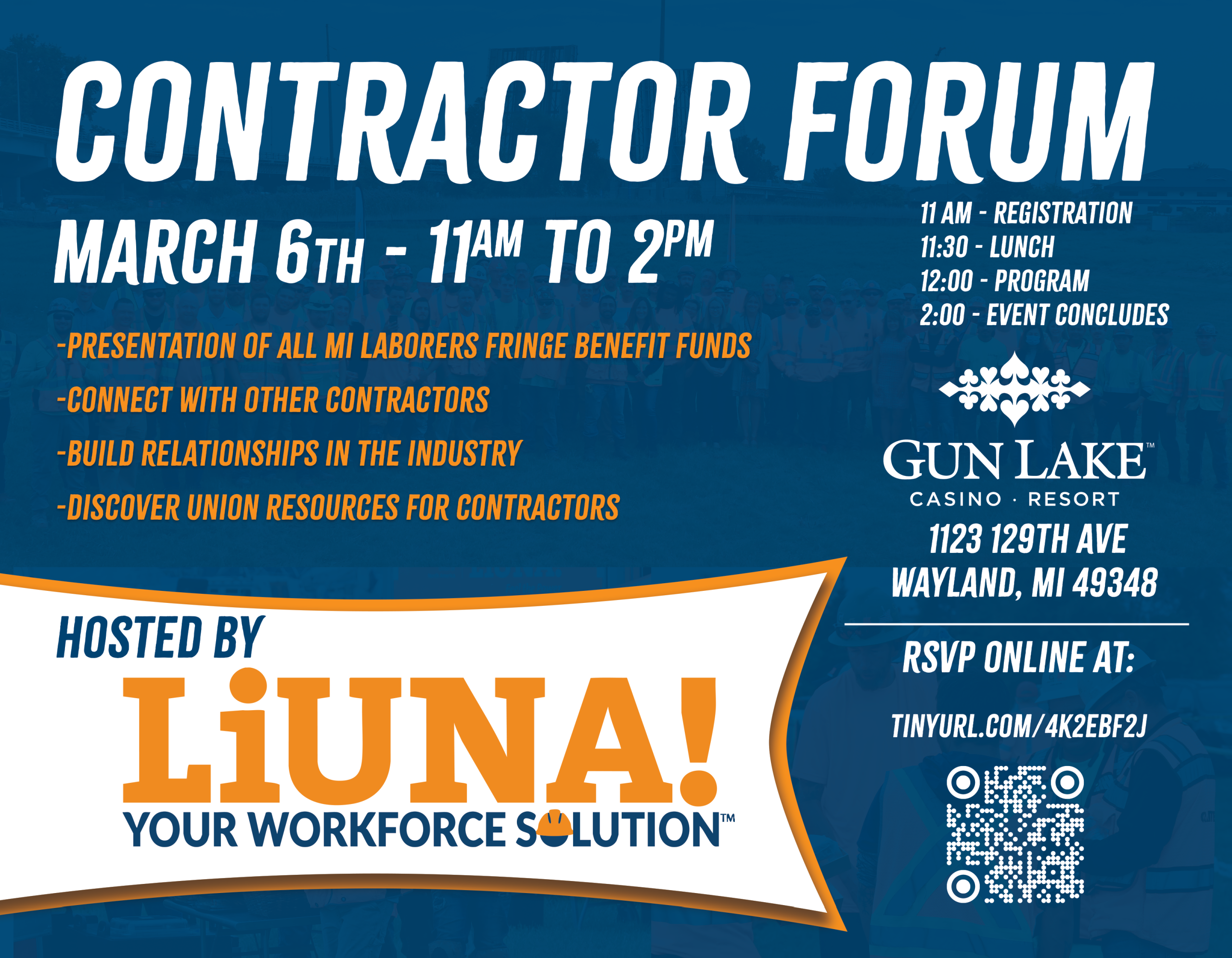 Contractor Forum, Hosted by LiUNA Michigan!